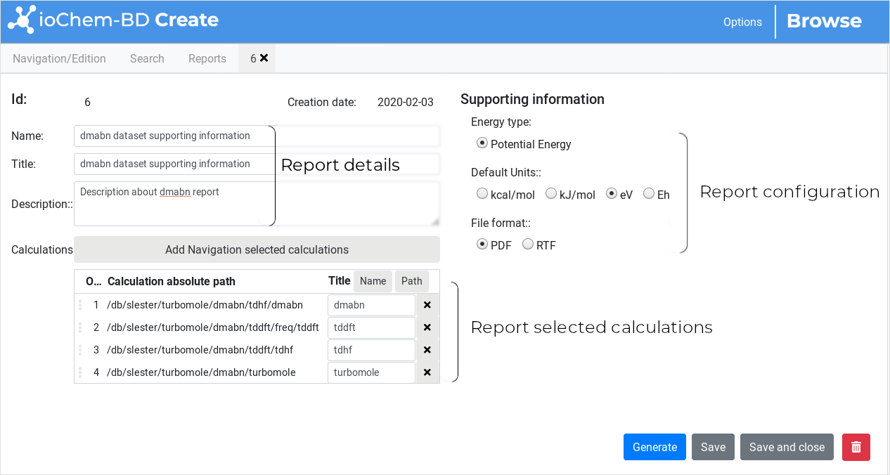 CreateReportsSupportingInformation